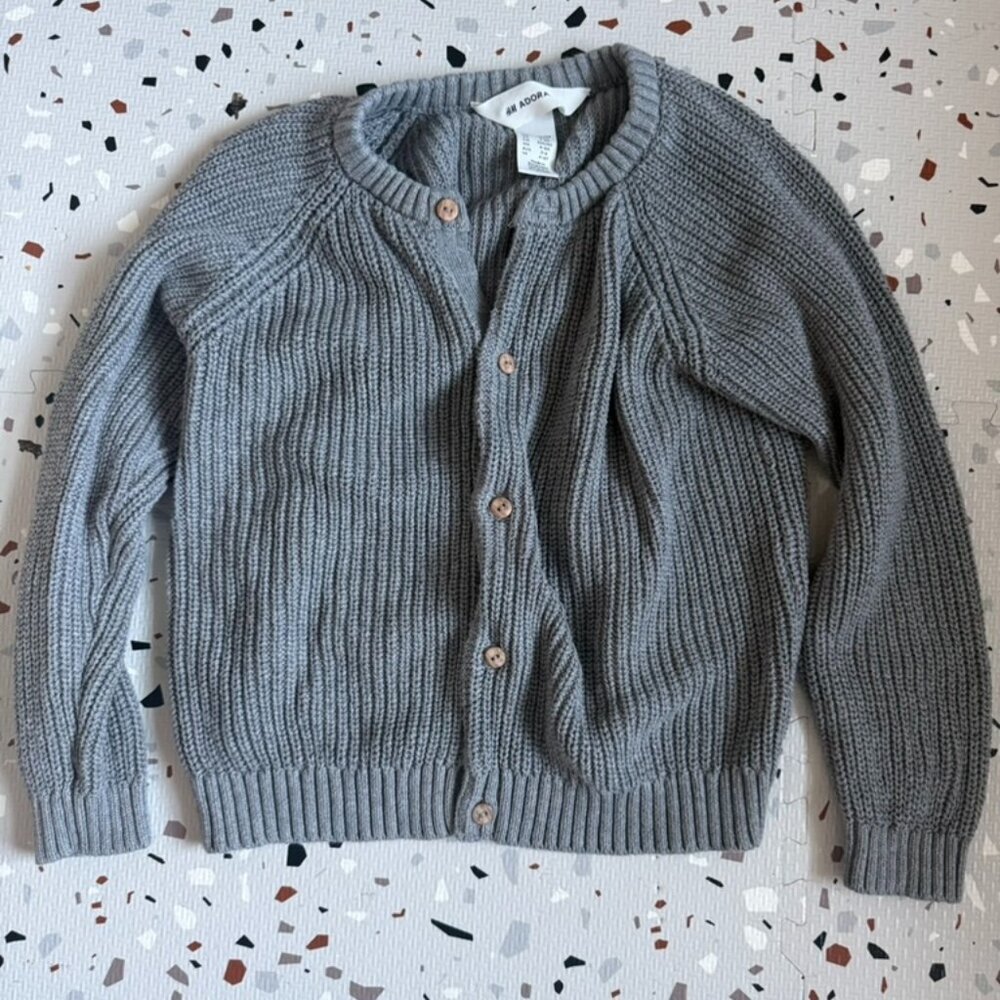 H&M Adorables Grey Knit Cardigan